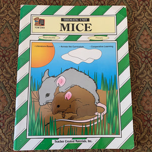 Mice Thematic Unit -workbook