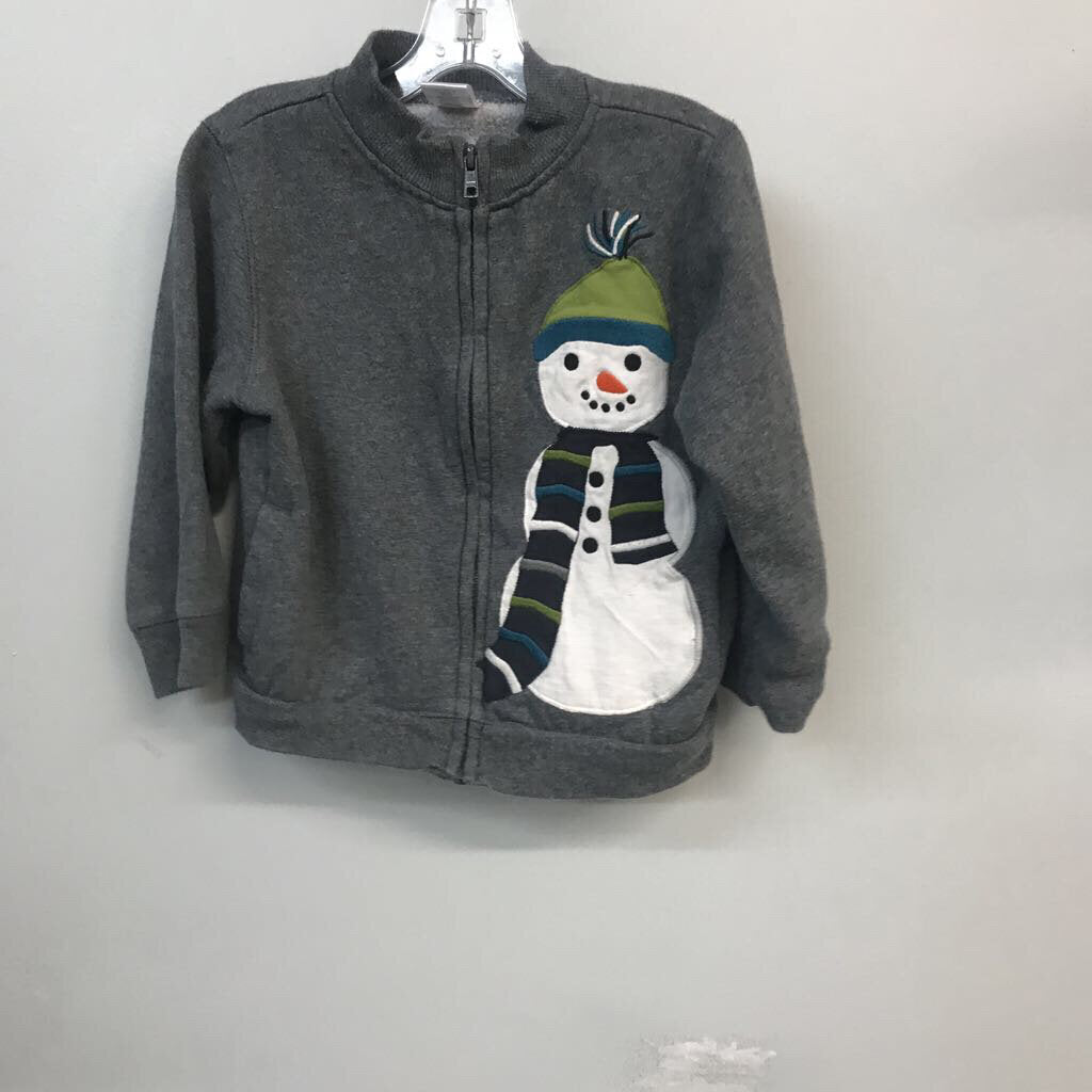 snowman zipped jacket