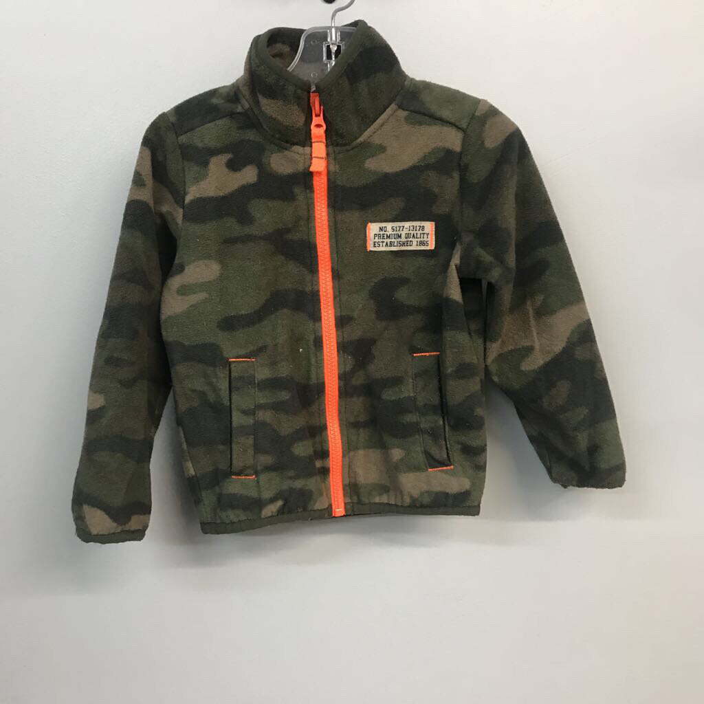 zipper camo jacket