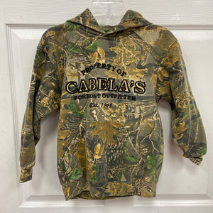 camo "property of cabela's" sweatshirt
