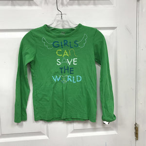 "girls can save the world" shirt