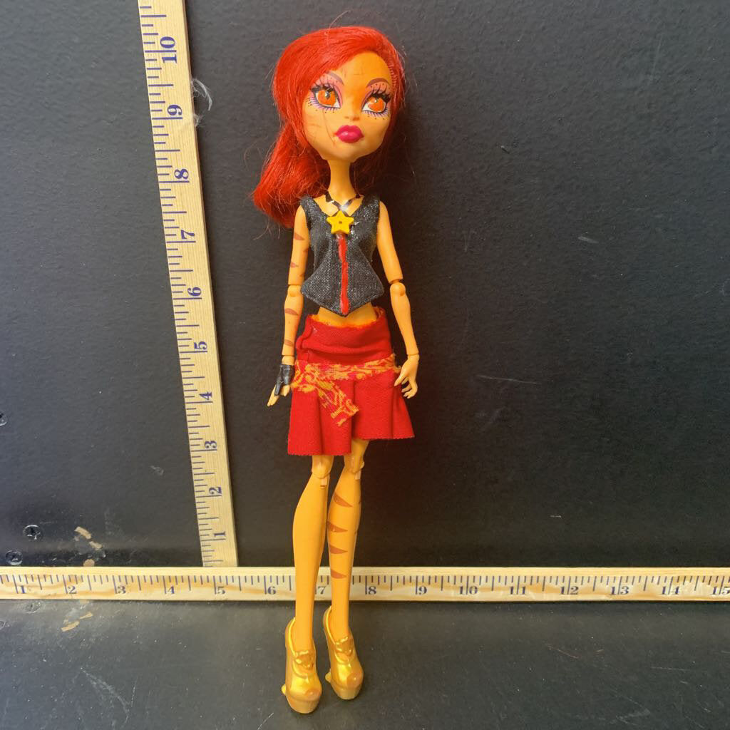 collectible monster high toralei cat doll