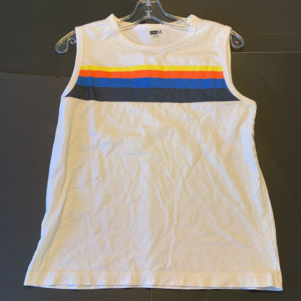 Striped sleeveless tshirt