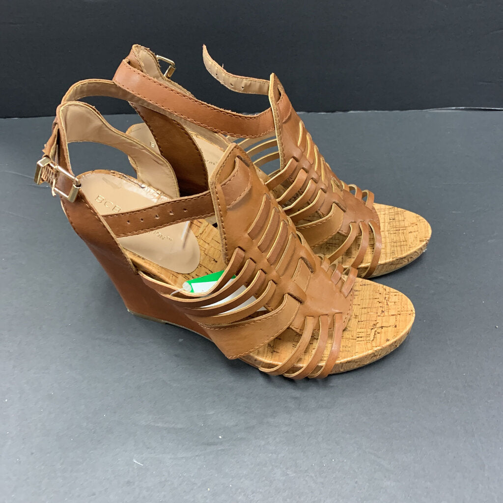 strappy wedge sandals