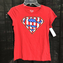 Load image into Gallery viewer, patriotic usa superman logo shirt
