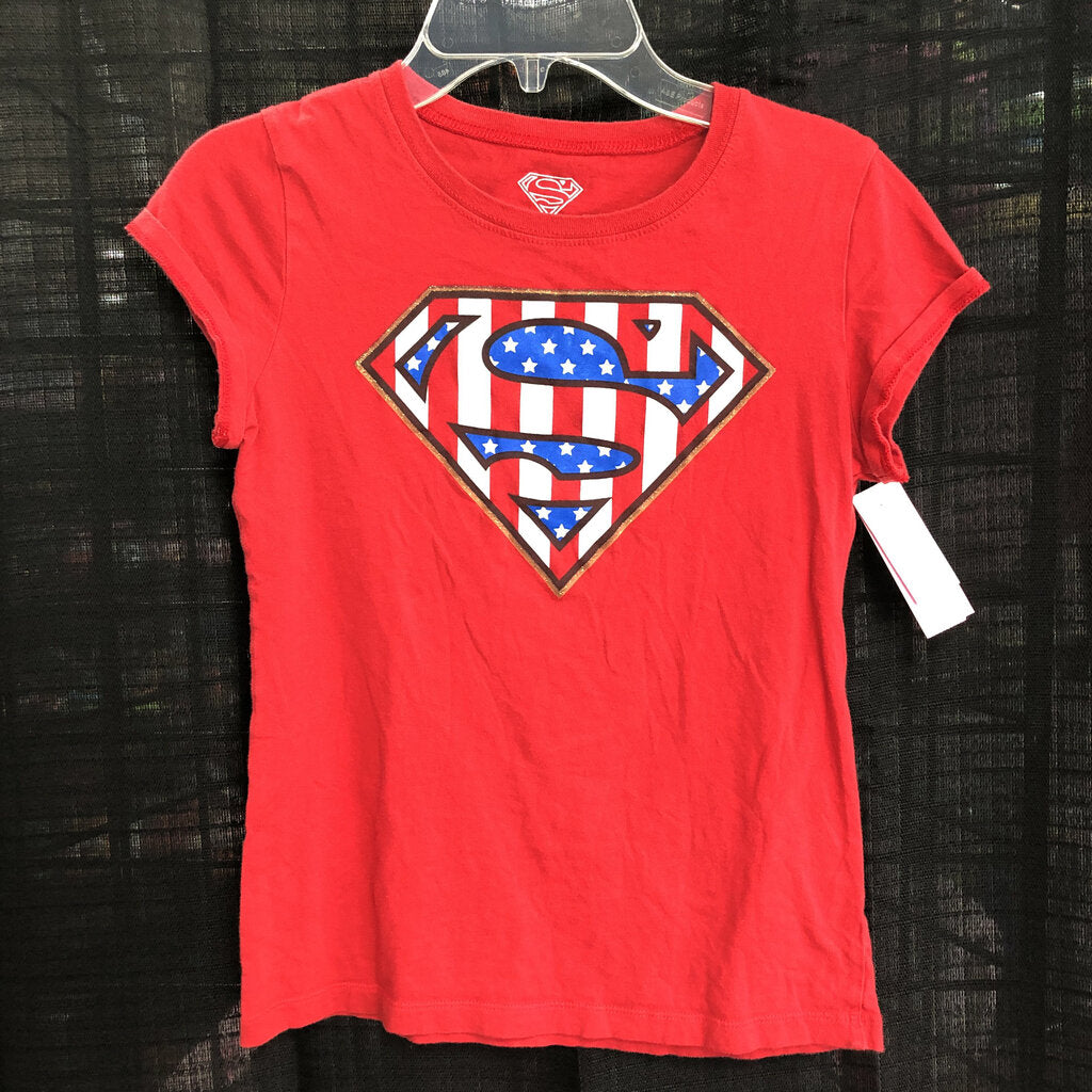 patriotic usa superman logo shirt