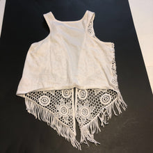 Load image into Gallery viewer, fringe &amp; lace vest
