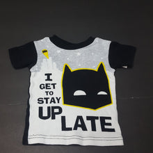 Load image into Gallery viewer, &quot;i get to stay up late&quot; batman 2pc. sleepwear
