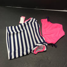 Load image into Gallery viewer, striped 2pc. swimsuit
