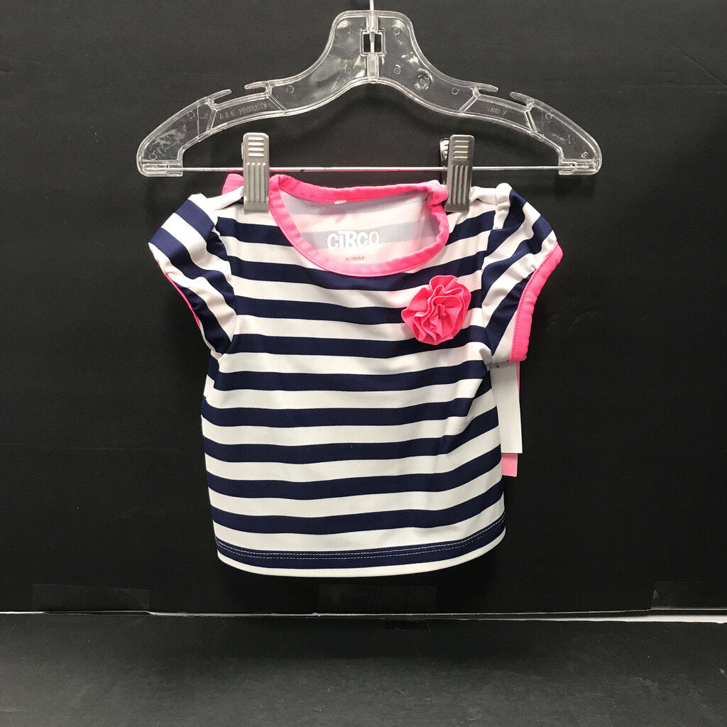 striped 2pc. swimsuit