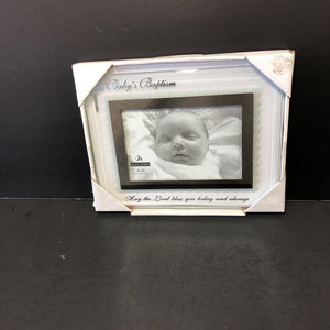 baby's baptism photo frame