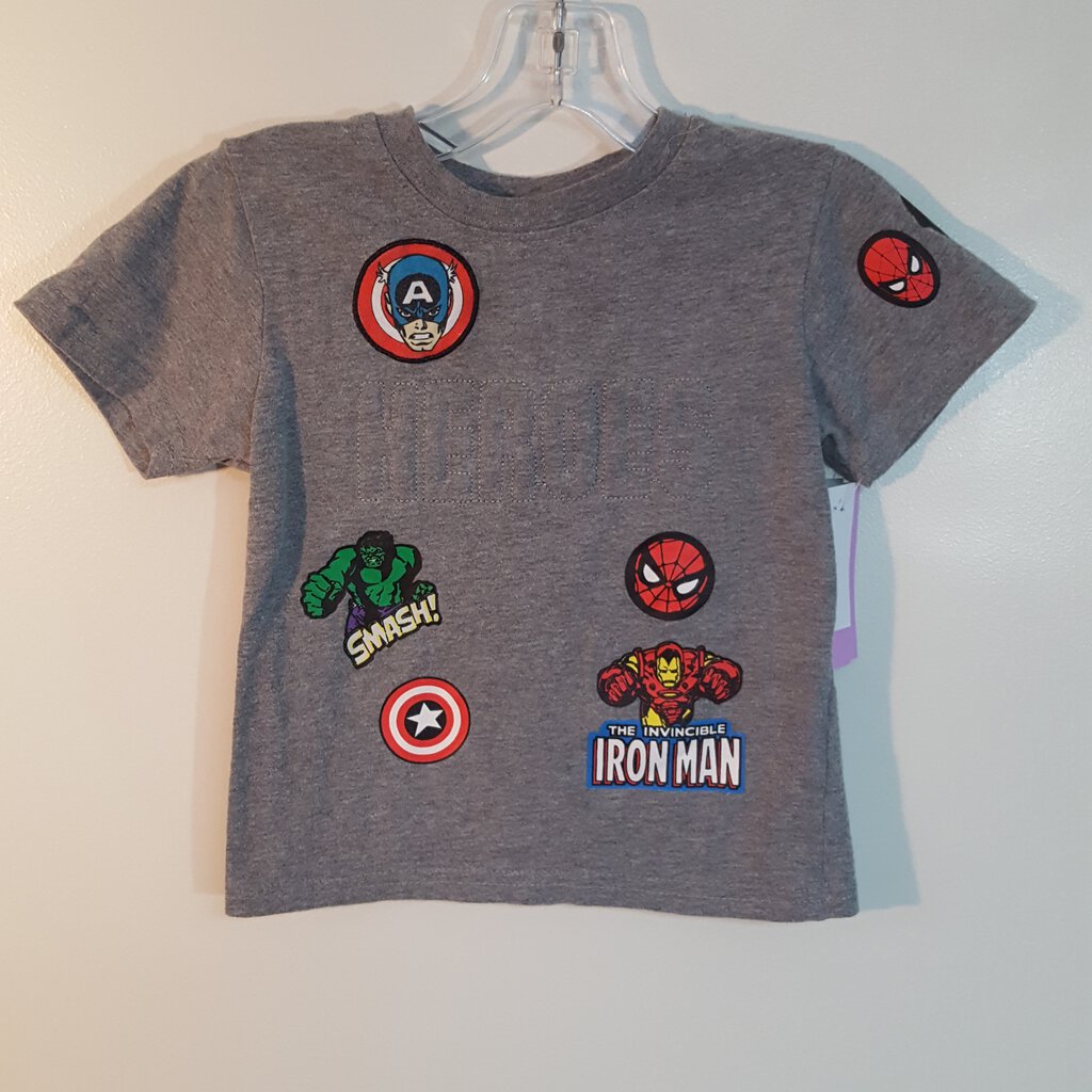 Boy marvel characters tshirt