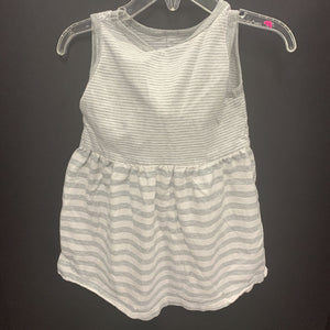 2pc striped dress