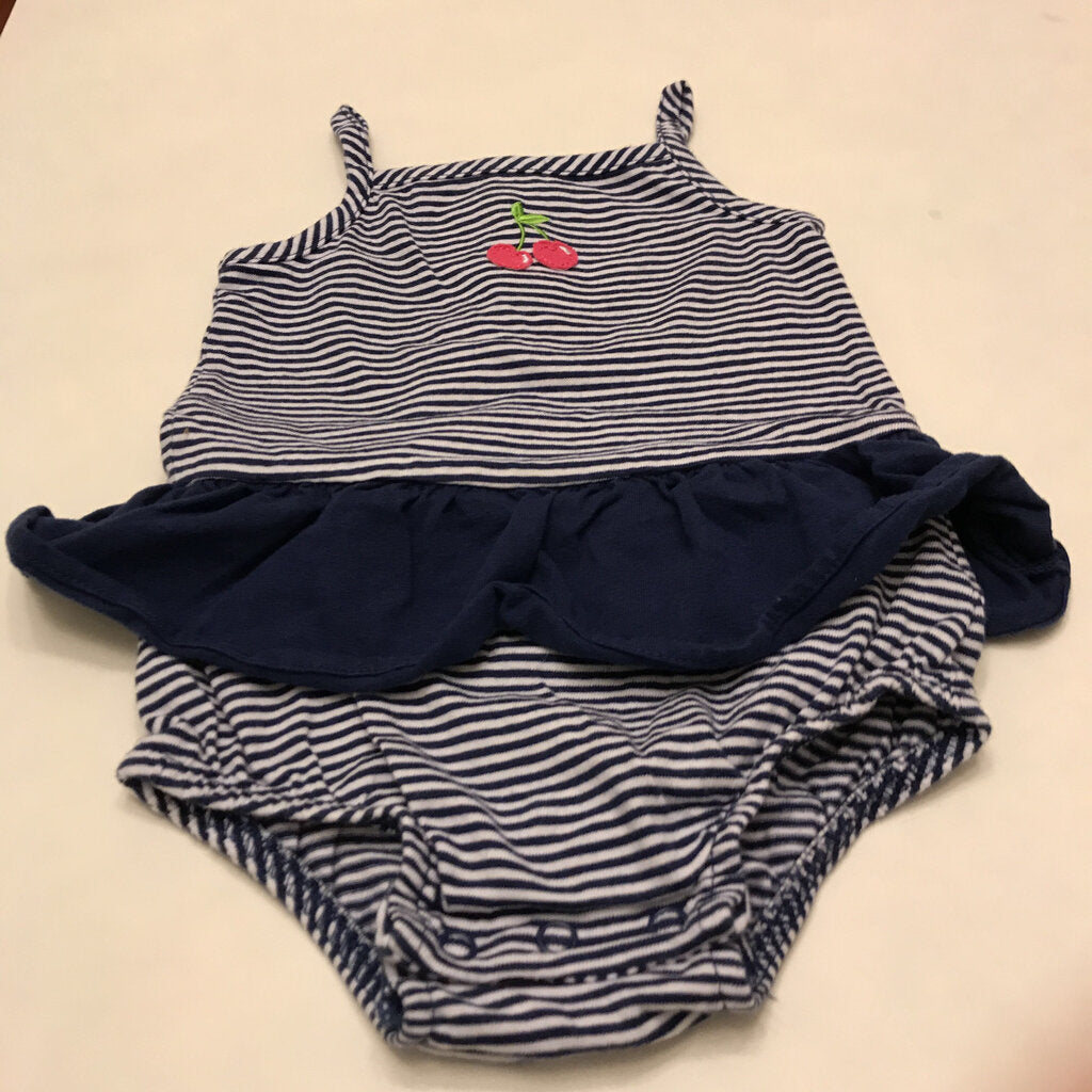 striped cherry outfit