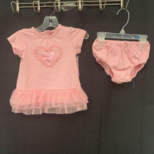 Load image into Gallery viewer, 2pc. heart/tutu outfit
