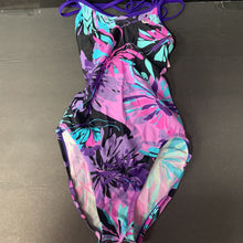 Load image into Gallery viewer, girl floral swimsuit
