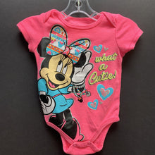 Load image into Gallery viewer, &quot;what a cutie&quot; minnie mouse onesie
