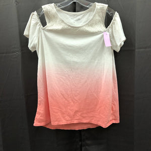 lace two tone top
