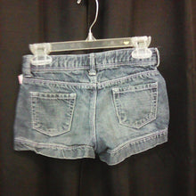 Load image into Gallery viewer, embroidered pockets denim shorts
