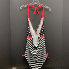 Load image into Gallery viewer, girl polka dot/striped halter 1pc. swimsuit
