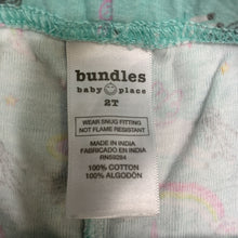 Load image into Gallery viewer, unicorn/rainbows 2pc. sleep wear
