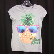 Load image into Gallery viewer, &quot;wish you were here&quot; pineapple sunglasses top
