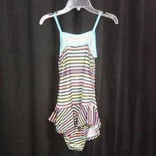 Load image into Gallery viewer, rainbow striped swimsuit
