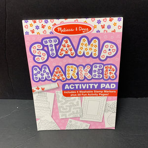 stamp marker actvity pad