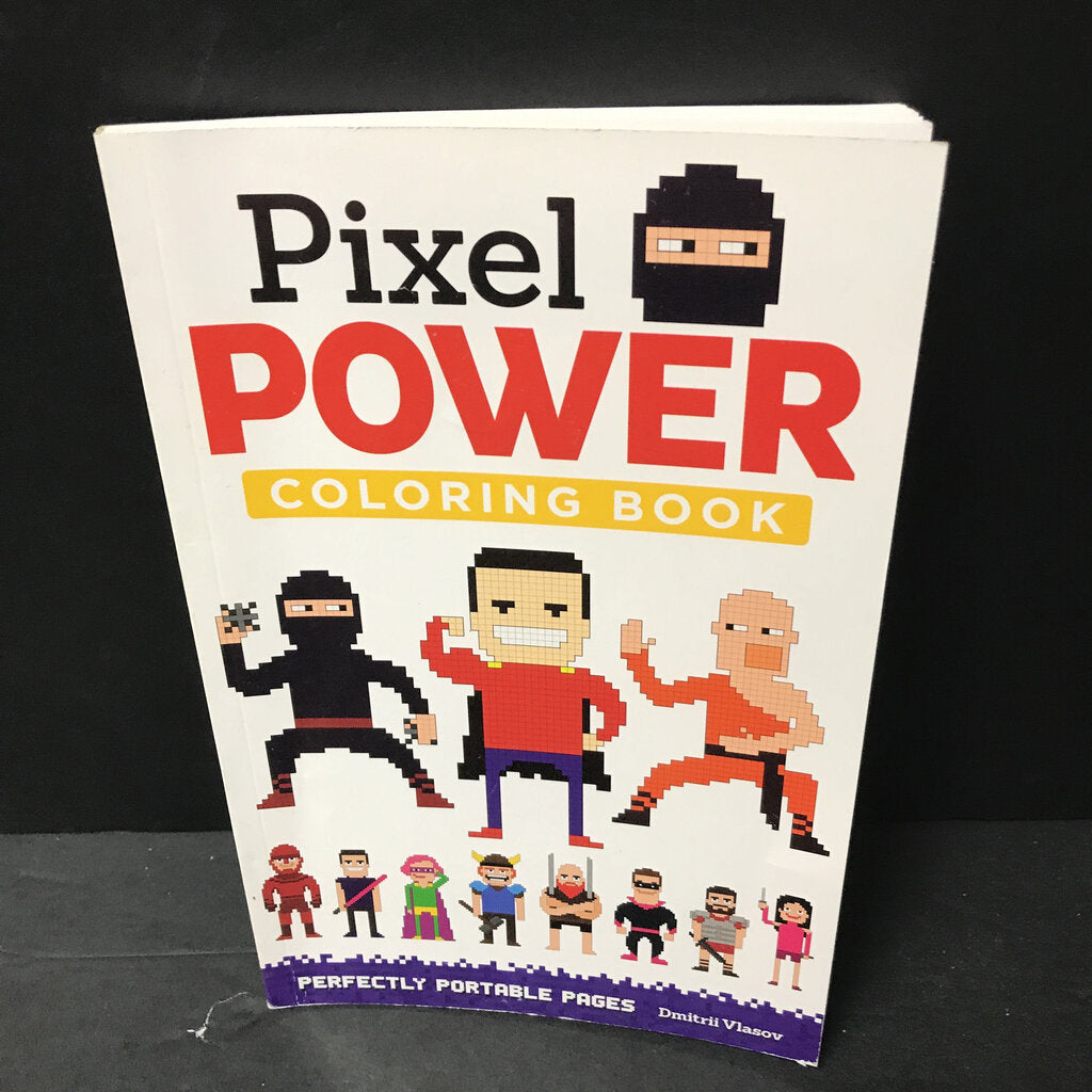 Pixel Power Coloring Book -activity