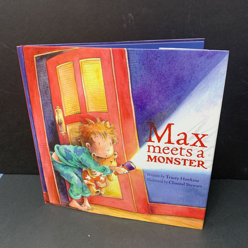 Max Meets a Monster (Tracey Hawkins) -hardcover