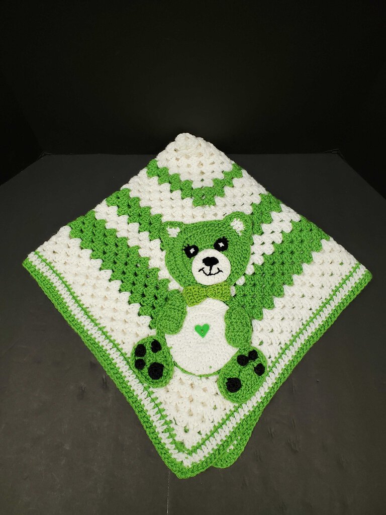 Crochet Teddy Bear Blanket