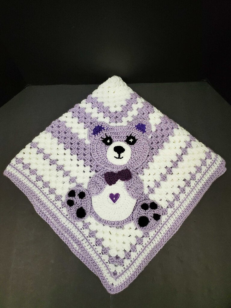 Crochet Teddy Bear Blanket