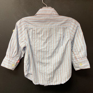 striped button down shirt