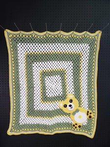Crochet Teddy Bear Blanket