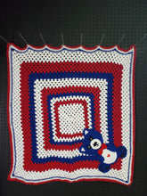Load image into Gallery viewer, Crochet Teddy Bear Blanket
