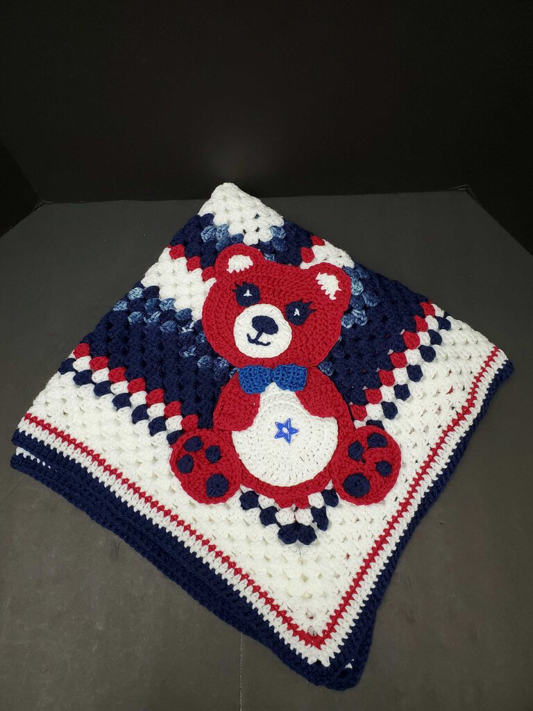 Crochet Teddy Bear Blanket