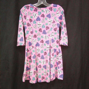 heart pattern dress