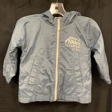 Load image into Gallery viewer, hooded full zip rain jacket
