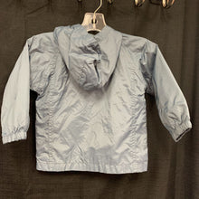 Load image into Gallery viewer, hooded full zip rain jacket
