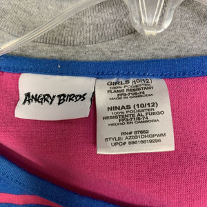 striped "angry birds" sleepwear
