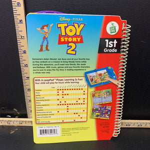 toy story 2 book w/ cartridge