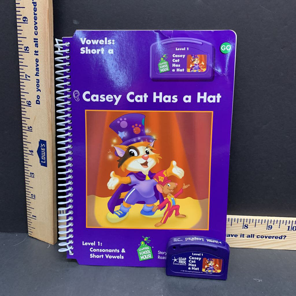 casey cat has a hat book w/ cartridge