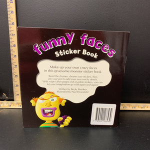 Funny Faces Sticker Book - activity