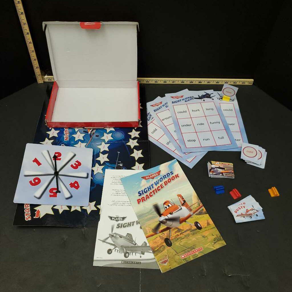 disney planes sight words game