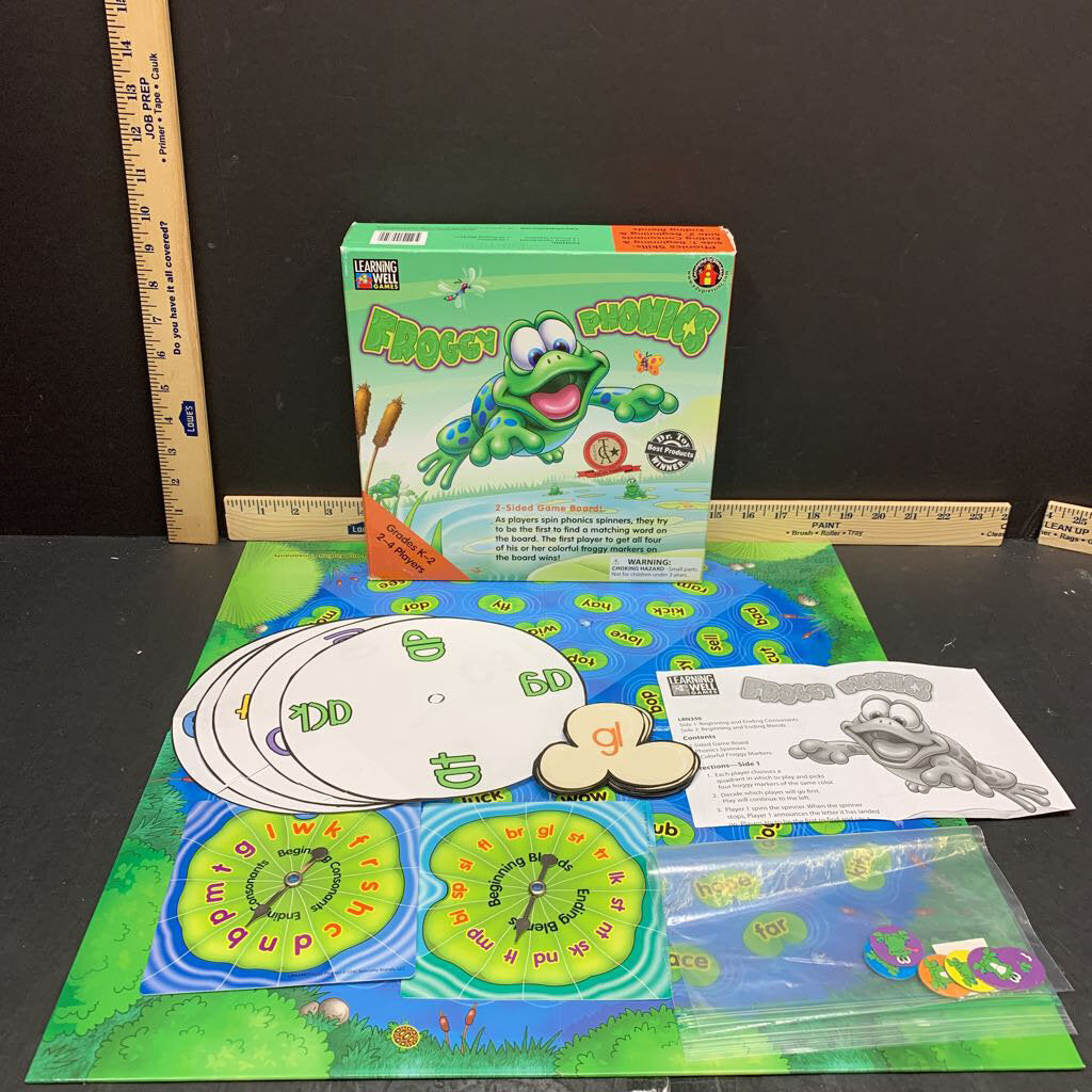 Froggy Phonics words game