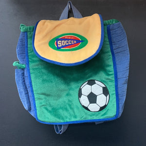 "kick it soccer" backpack bag
