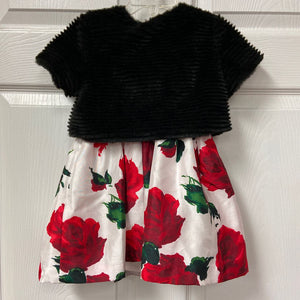 2pc flower dress