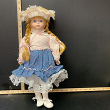 Load image into Gallery viewer, Porcelain Doll w/Floral skirt
