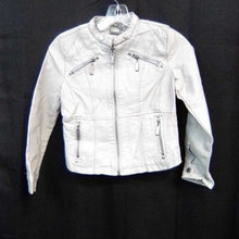 Load image into Gallery viewer, leather look winter jacket w/zipper
