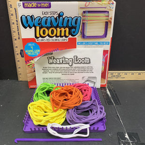 Easy steps weaving loom